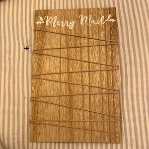 Target dollar spot holiday card mail holder